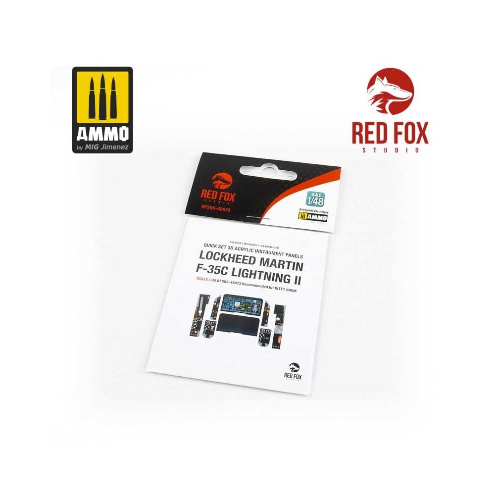 1/48 F-35C Lightning II (for Kitty Hawk kit) Red Fox Studio SQS-48073 1/48 F-35C Lightning II (for Kitty Hawk kit) Red Fox Studio SQS-48073