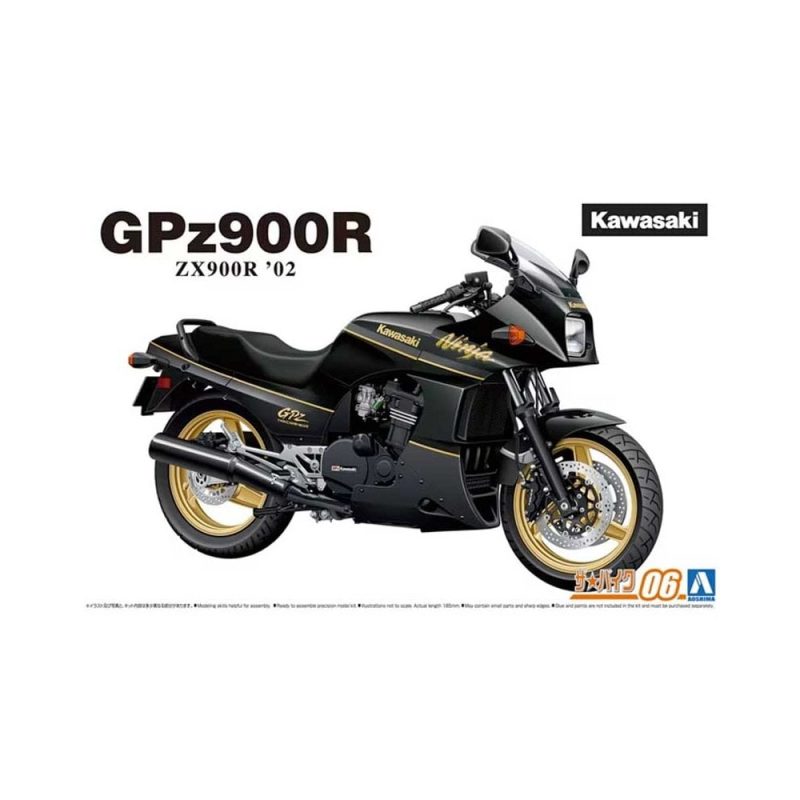 1/12 Kawasaki ZX900R GPz900R Ninja '02 Aoshima 063125