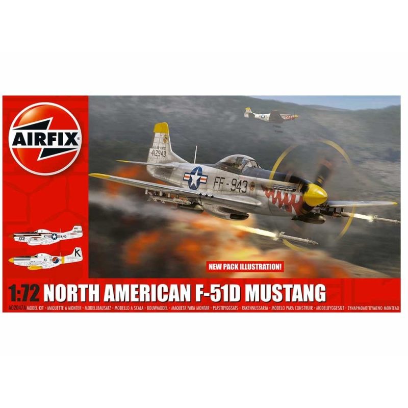 Airfix North American F-51D Mustang (1/72) A02047A