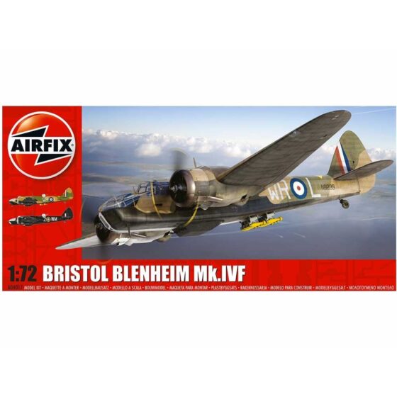 Airfix Bristol Blenheim Mk.IVF Fighter (1/72) A04017 Airfix Bristol Blenheim Mk.IVF Fighter (1/72) A04017