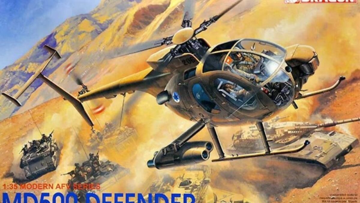 MD 500 DEFENDER プラモデルキット 1/35 MD500 DEFENDER – Cyber Hobby