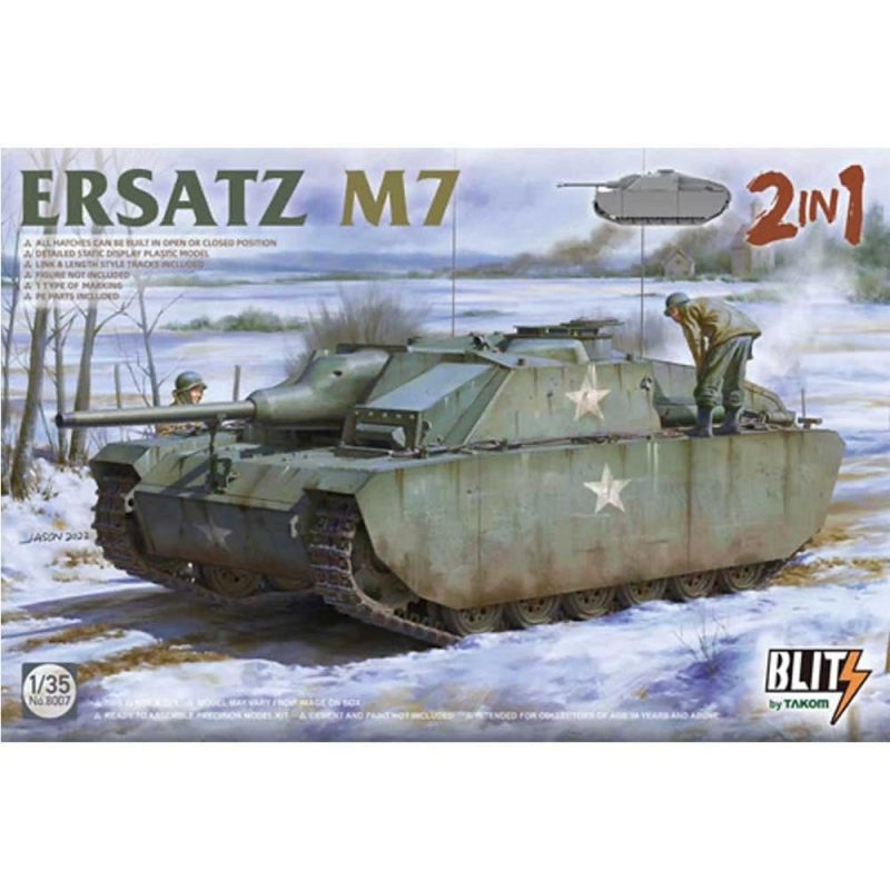 1/35 Ersatz M7 2 in 1 Takom 08007