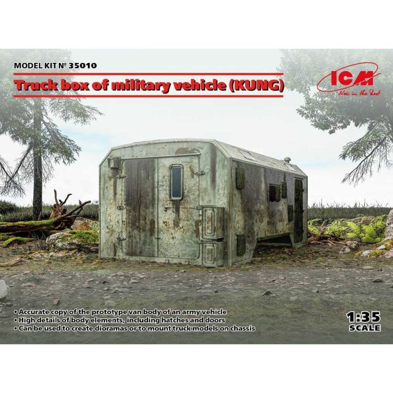 1/35 Truck box of military vehicle (KUNG) ICM 35010
