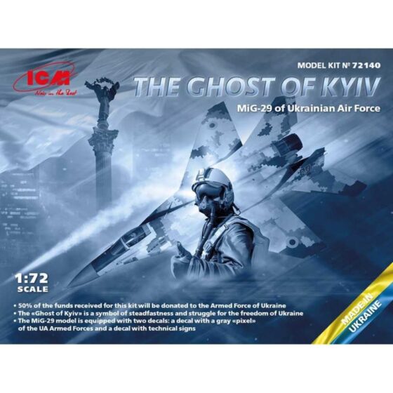 1/72 The Ghost of Kyiv - MiG-29 of Ukrainian Air Forces ICM 72140