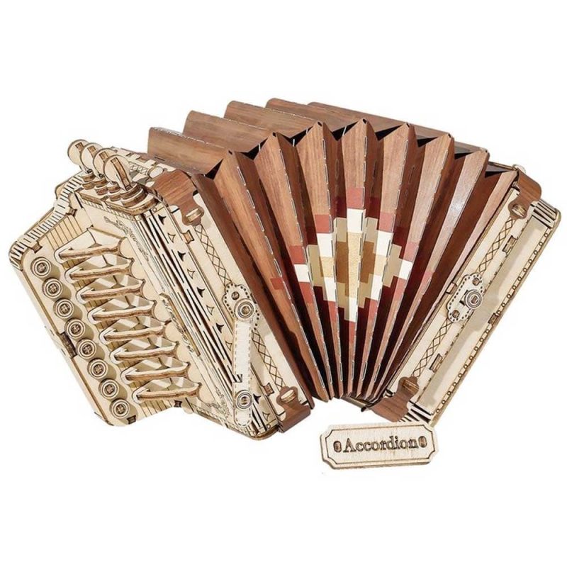 Rolife Accordion 3D Wooden Puzzle ROKR TG410