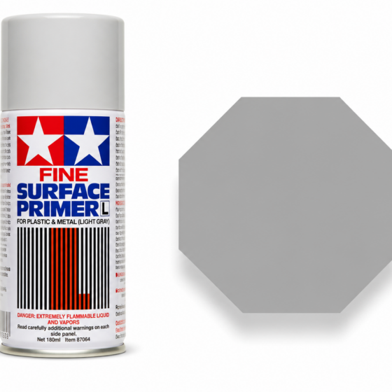 Tamiya Grey Fine Surface Primer L (180ml) 87064 Tamiya Grey Fine Surface Primer L (180ml) 87064