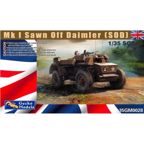 Gecko Models Mk 1 Sawn Off Daimler (SOD) (1/35) 35GM0028 Gecko Models Mk 1 Sawn Off Daimler (SOD) (1/35) 35GM0028
