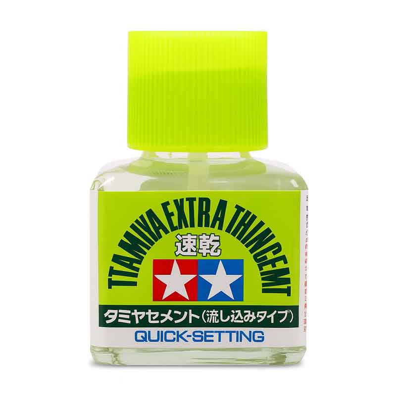 Tamiya Extra Thin Cement Quick Setting (40ml) 87182 Tamiya Extra Thin Cement Quick Setting (40ml) 87182