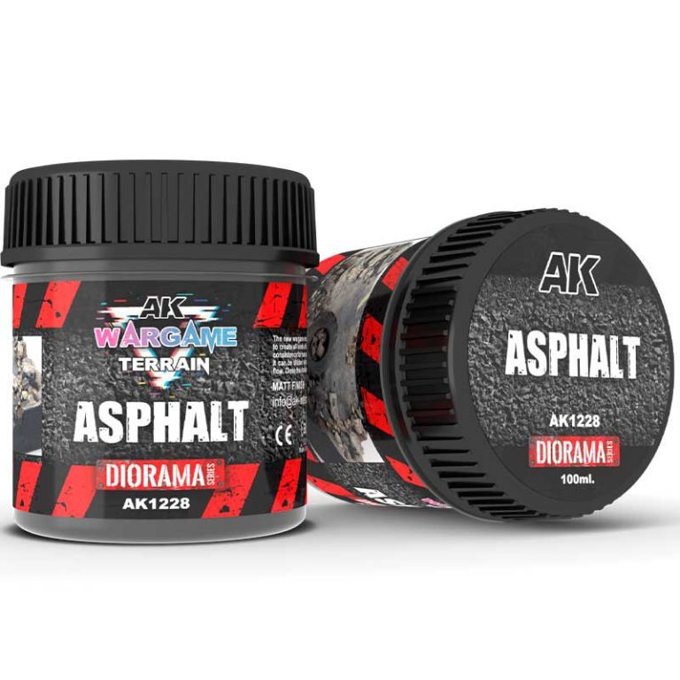 AK Interactive Asphalt WarGame Terrain (100ml) AK-1228