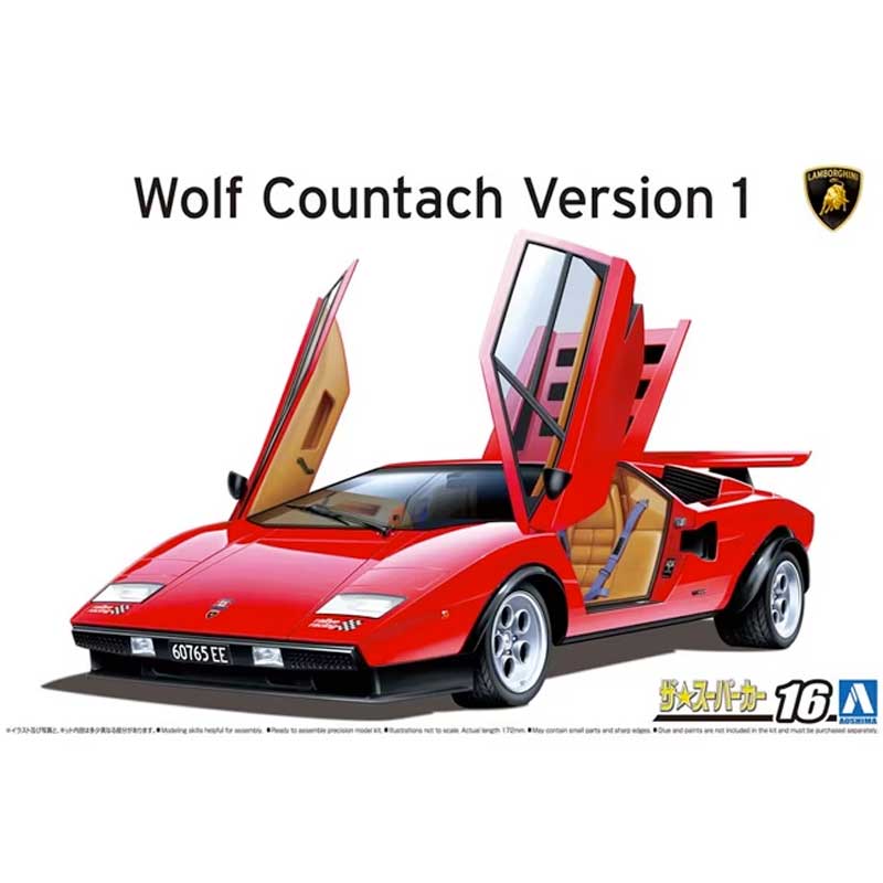 1/24 Wolf Countach Version 1 063361 Aoshima