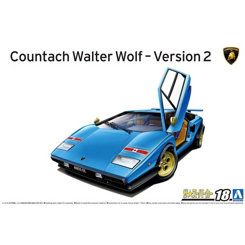 Aoshima Countach Walter Wolf Version 2 (1/24) 063835