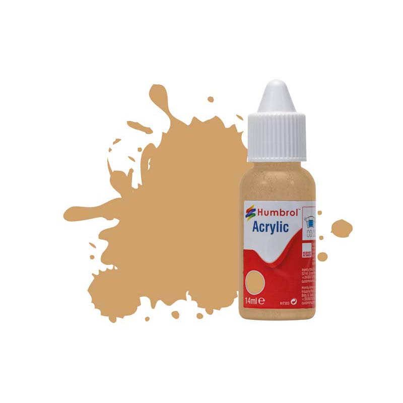 Humbrol Acrylic No 94 Brown Yellow Matt (14ml) DB0094