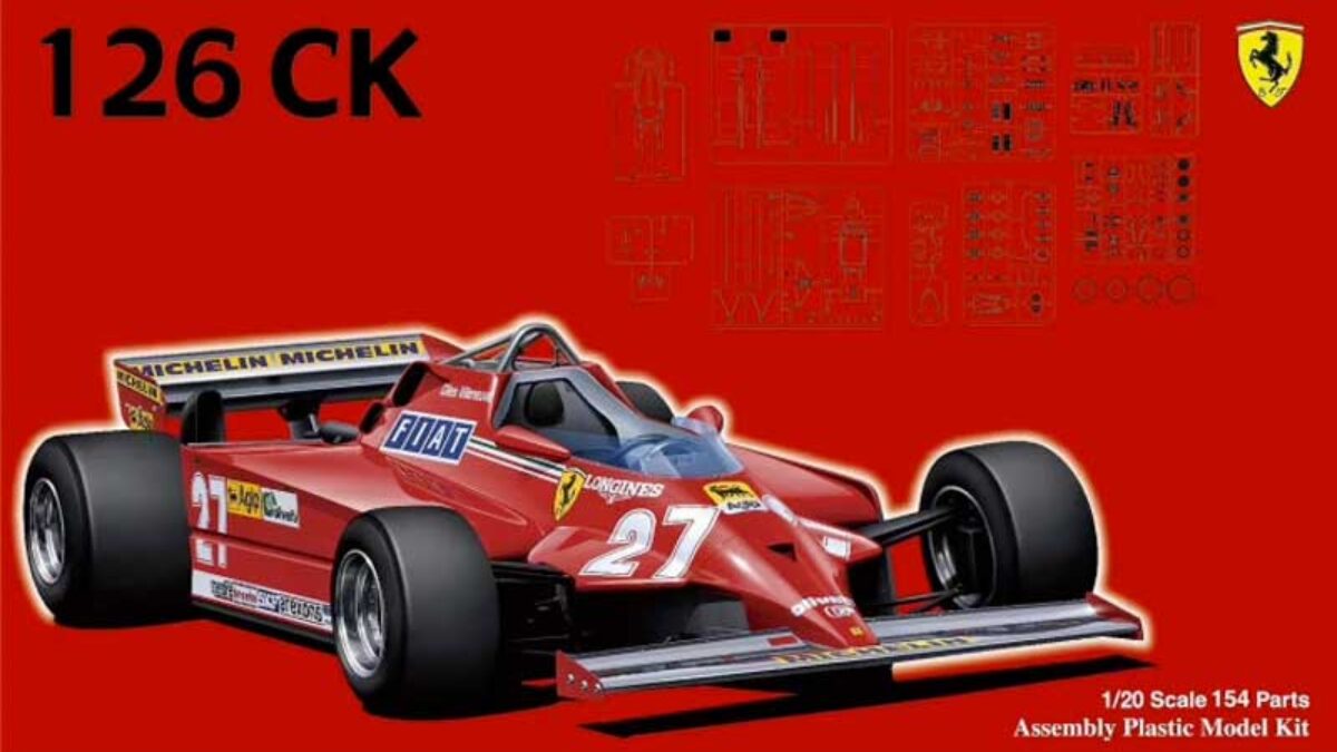 1/20 Ferrari 126CK 1981 09196 Fujimi – Scale Model Shop