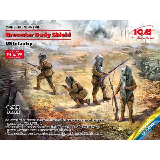 1/35 Brewster Body Shield, US Infantry 35720 ICM