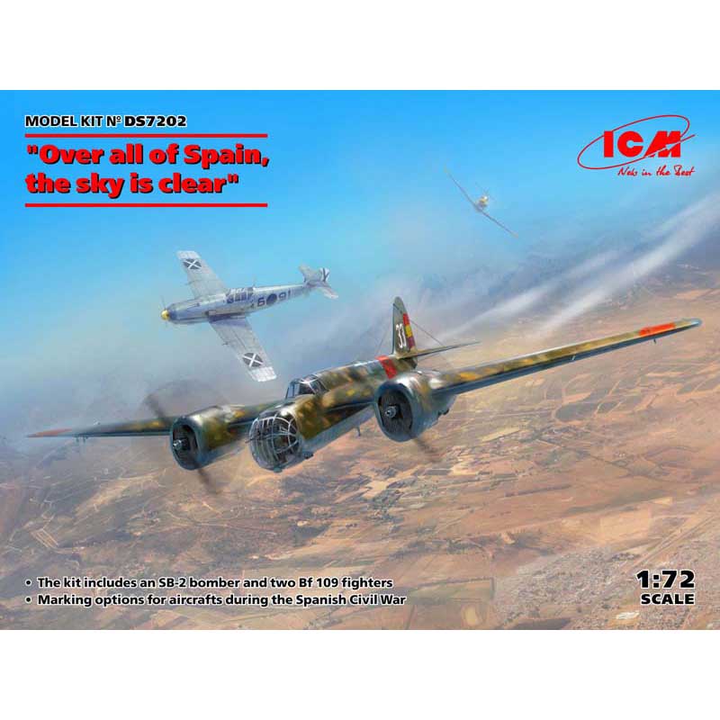 1/72 Over all of Spain, the sky is clear DS7202 ICM