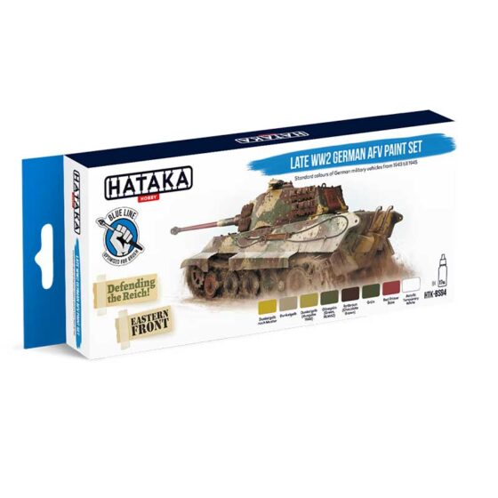 Hataka Blue Line Paint Set - WWII German Afv HTK-BS94 Hataka Blue Line Paint Set - WWII German Afv HTK-BS94