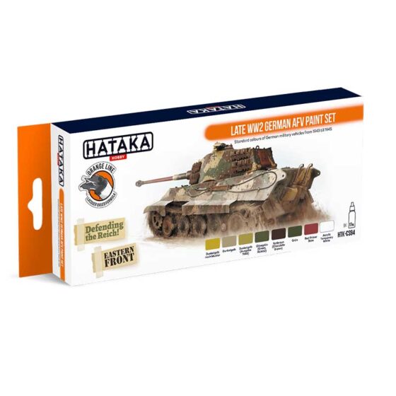 Hataka Orange Line Paint Set - WWII German Afv HTK-CS94 Hataka Orange Line Paint Set - WWII German Afv HTK-CS94
