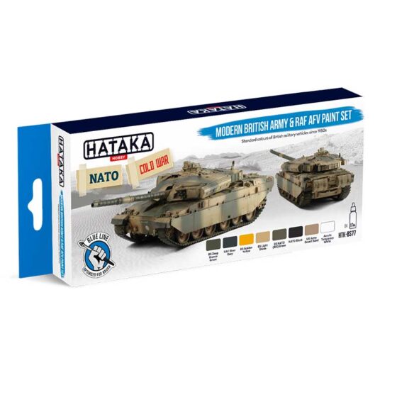 Hataka Blue Line Paint Set - British Army & RAF HTK-BS77 Hataka Blue Line Paint Set - British Army & RAF HTK-BS77
