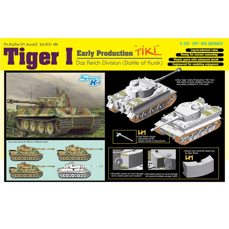 Dragon Tiger I Early Production (1/35) 6885 Dragon Tiger I Early Production (1/35) 6885