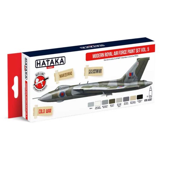 Hataka Red Line Paint Set - Royal Airforce Vol5 HTK-AS97 Hataka Red Line Paint Set - Royal Airforce Vol5 HTK-AS97