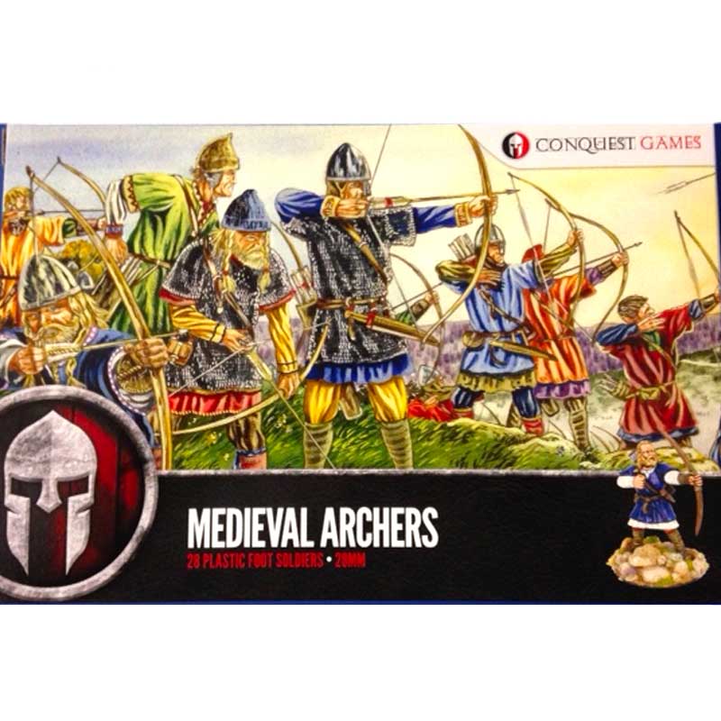 28mm Medieval Archers Conquest Games