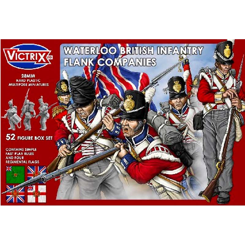 Victrix Waterloo British Infantry Flank Companies (28mm) VX0003