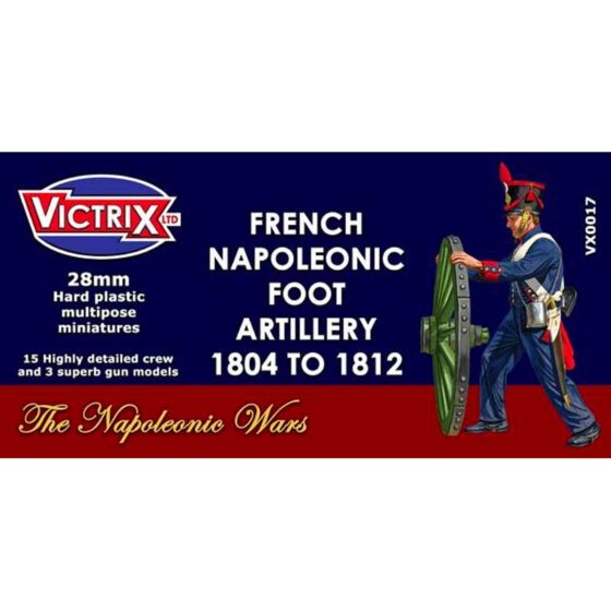 Victrix Napoleonic French Foot Artillery 1804-12 (28mm) VX0017