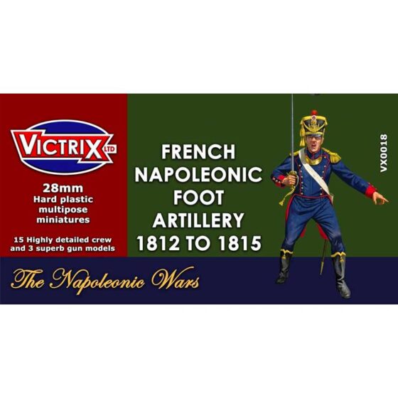 Victrix Napoleonic French Foot Artillery 1812-15 (28mm) VX0018