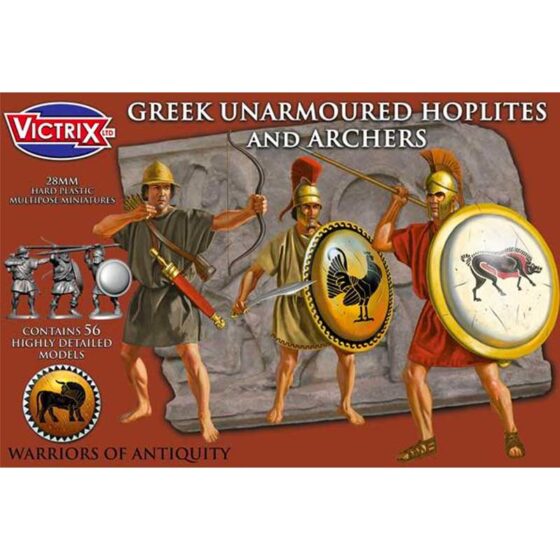 Victrix Greek Unarmoured Hoplites and Archers (28mm) VXA0005