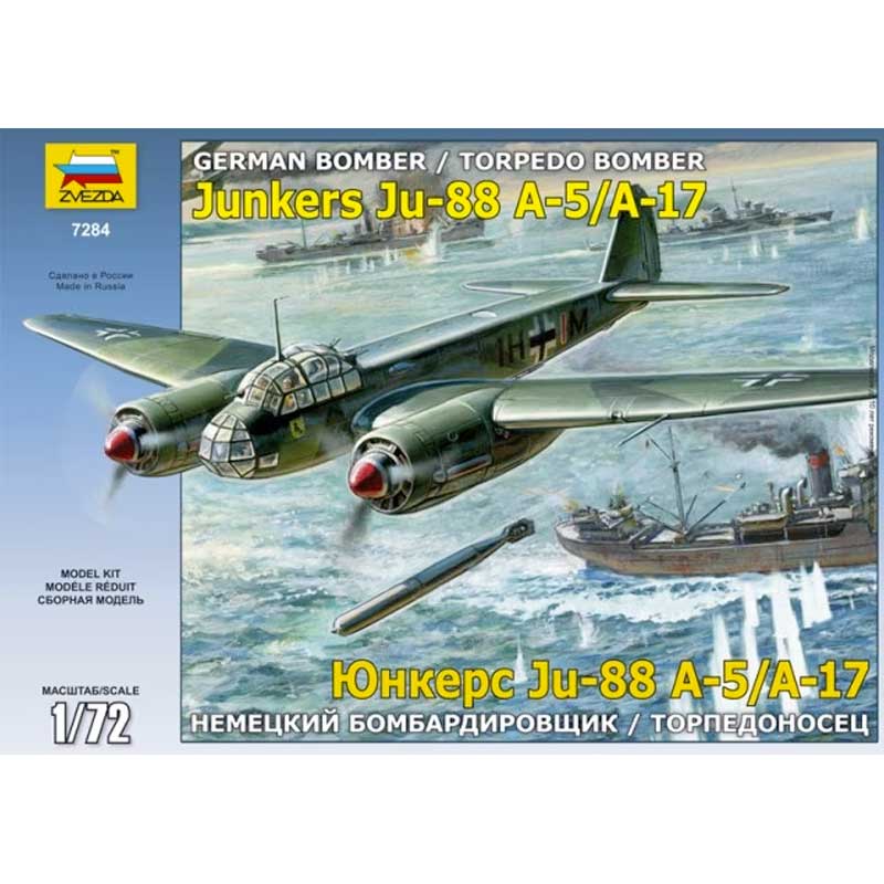 Zvezda Junkers Ju-88 A-5/A-17 (1/72) 7284