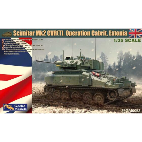 Gecko Models Scimitar Mk2 CVR(T), Op Cabrit, Estonia (1/35) 35GM0053