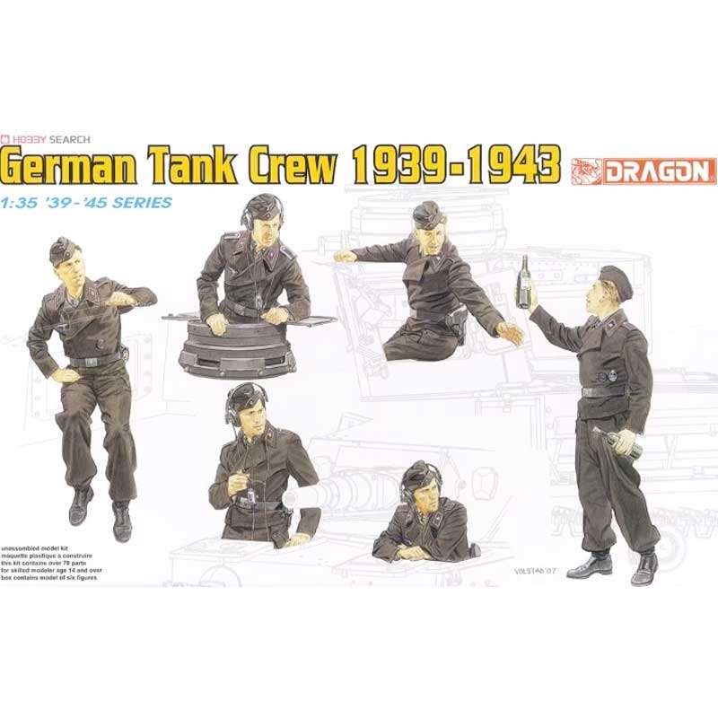 Dragon German Tank Crew 1939-43 (1/35) 6375