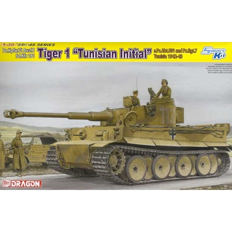 Dragon PzKpfw.VI Ausf.E Sd.Kfz 181 Tiger 1 "Tunisian Initial" (1/35) 6608