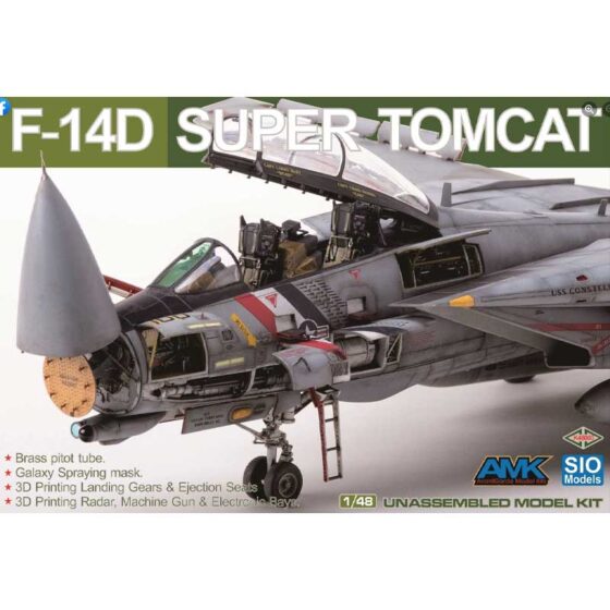 1/48 Super Tomcat F-14D (Super Detailed) AMK K48003