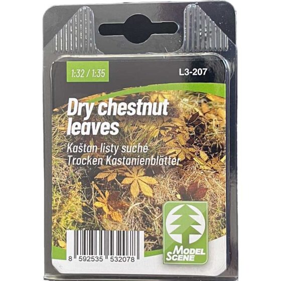 Chestnut - Dry Leaves L3-207 Model Scene