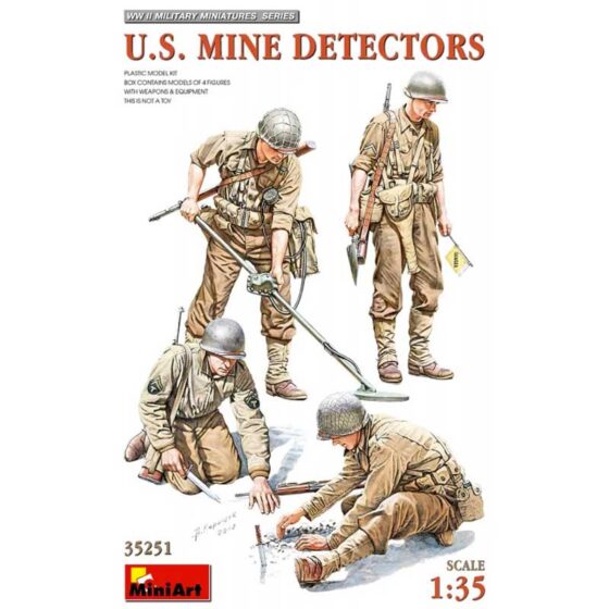 Miniart US Mine Detectors (1/35) 35251