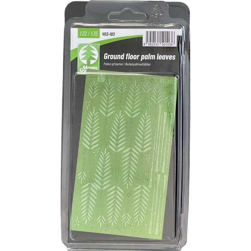 thumbnail image 2 of 1/35 Scale Etching Sheet – Metal Palm Plants & Leaves For Diorama Scenes 2 of 5