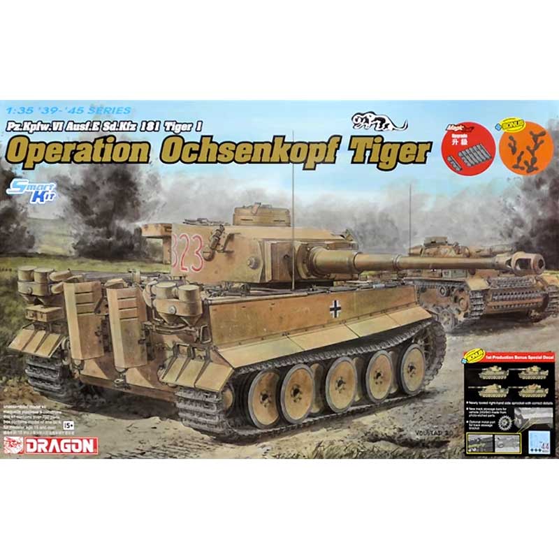 1/35 Pz.Kpfw. VI Ausf.E Sd.Kfz.181 Tiger I "Operation Ochsenkopf Tiger" 6328 Dragon
