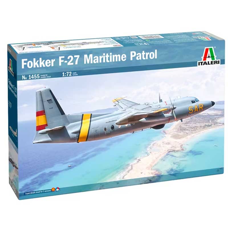 Italeri Fokker F-27 Maritime Patrol (1/72) 1455