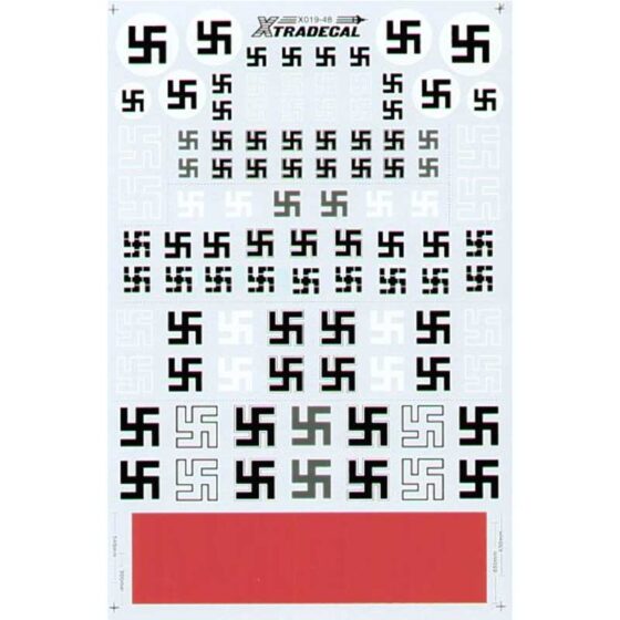1/48 Luftwaffe/German Swastikas X48019 Xtradecal 1/48 Luftwaffe/German Swastikas X48019 Xtradecal