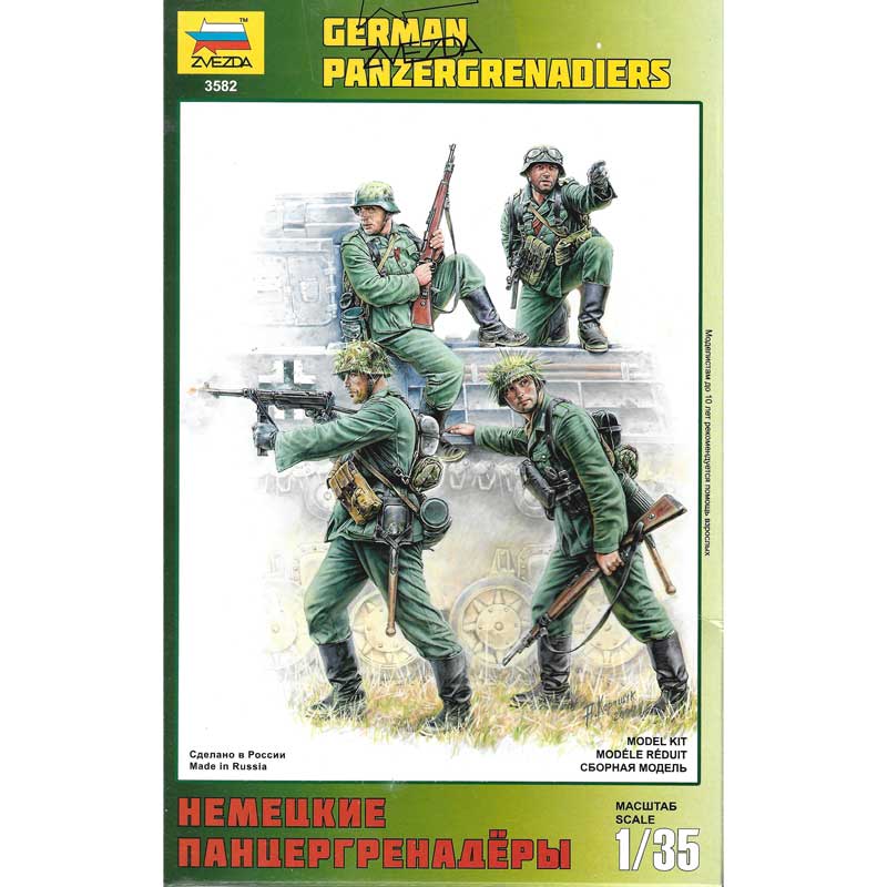 Zvezda German Panzergrenadiers (1/35) 3582 Zvezda German Panzergrenadiers (1/35) 3582