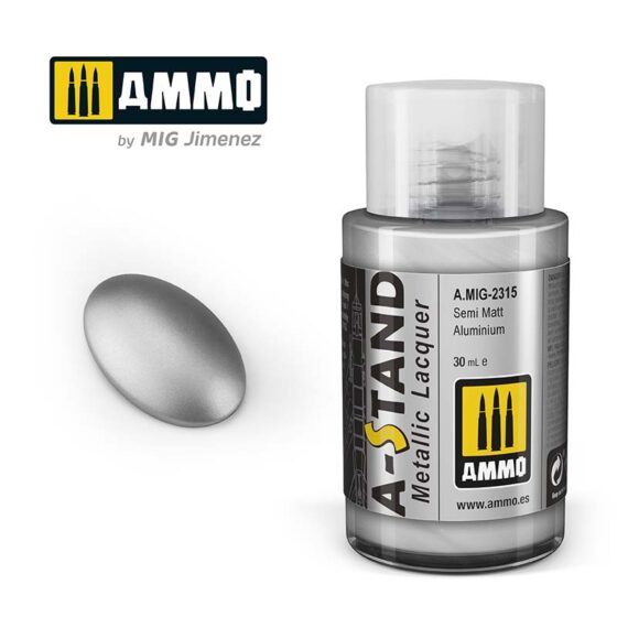 30ml Semi Matt Aluminium Ammo A.MIG-2315