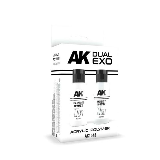 AK Interactive Dual Exo Set 1 1A Xtreme White & 1B Robot White AK-1543