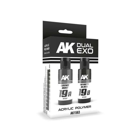 AK Interactive Dual Exo Set 19 19A Cosmic Dust & 19B Infinity Black AK-1563