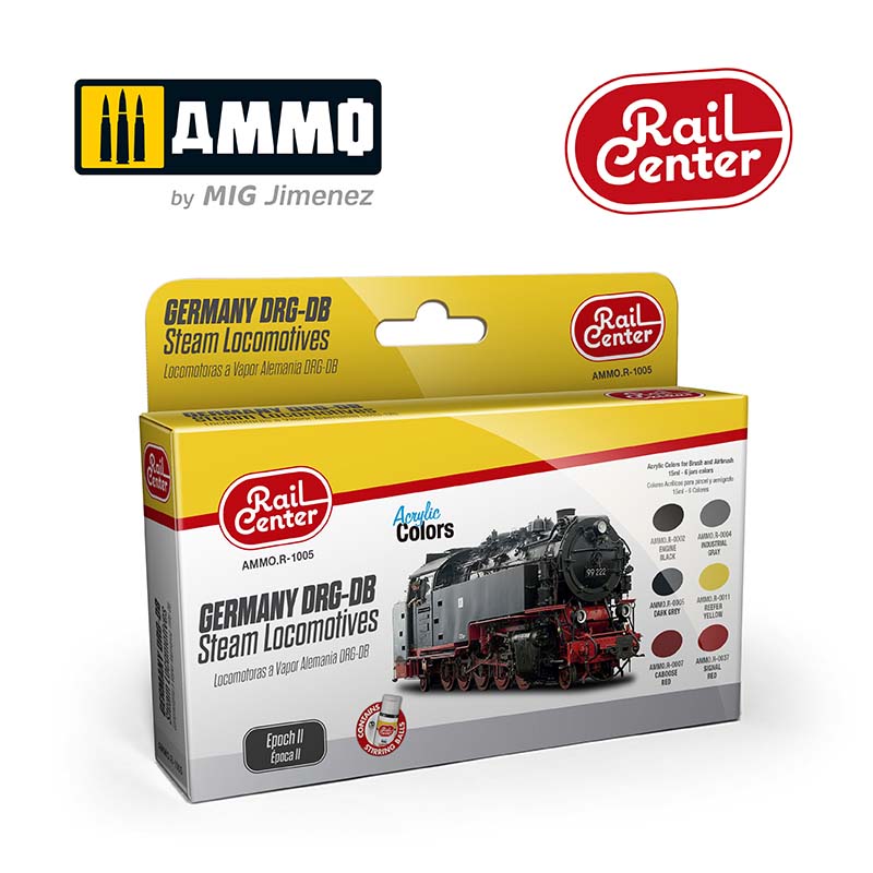 Germany DRG-DB Steam Locomotives Epoch II AMMO.R-1005 Ammo