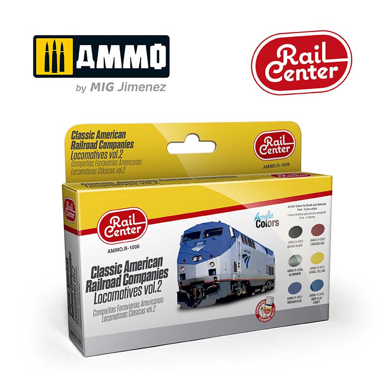Classic American Railroad Companies – Locomotives Vol.2 AMMO.R-1008 Ammo
