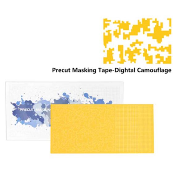 DSPIAE Precut Masking Tape - Digital Camouflage PMT-DC