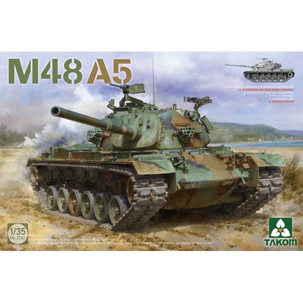 1/35 US M48A5 Patton Main Battle Tank Takom 02161