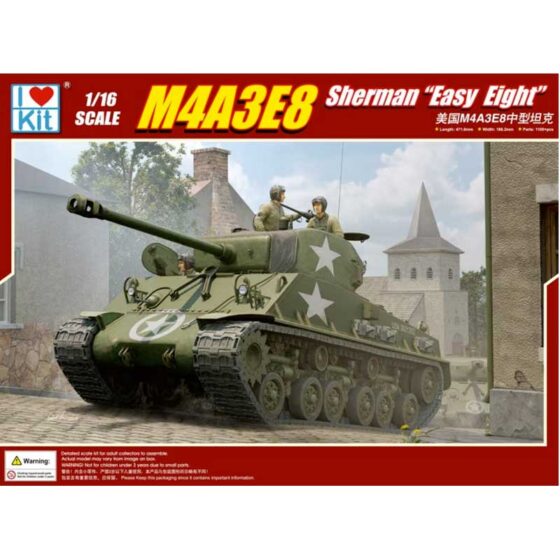 1/16 M4A3E8 Sherman 'Easy Eight' LK61615 I Love Kit 1/16 M4A3E8 Sherman 'Easy Eight' LK61615 I Love Kit