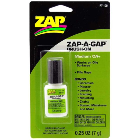 Zap-A-Gap CA+ Brush-On (1/4oz) PT100